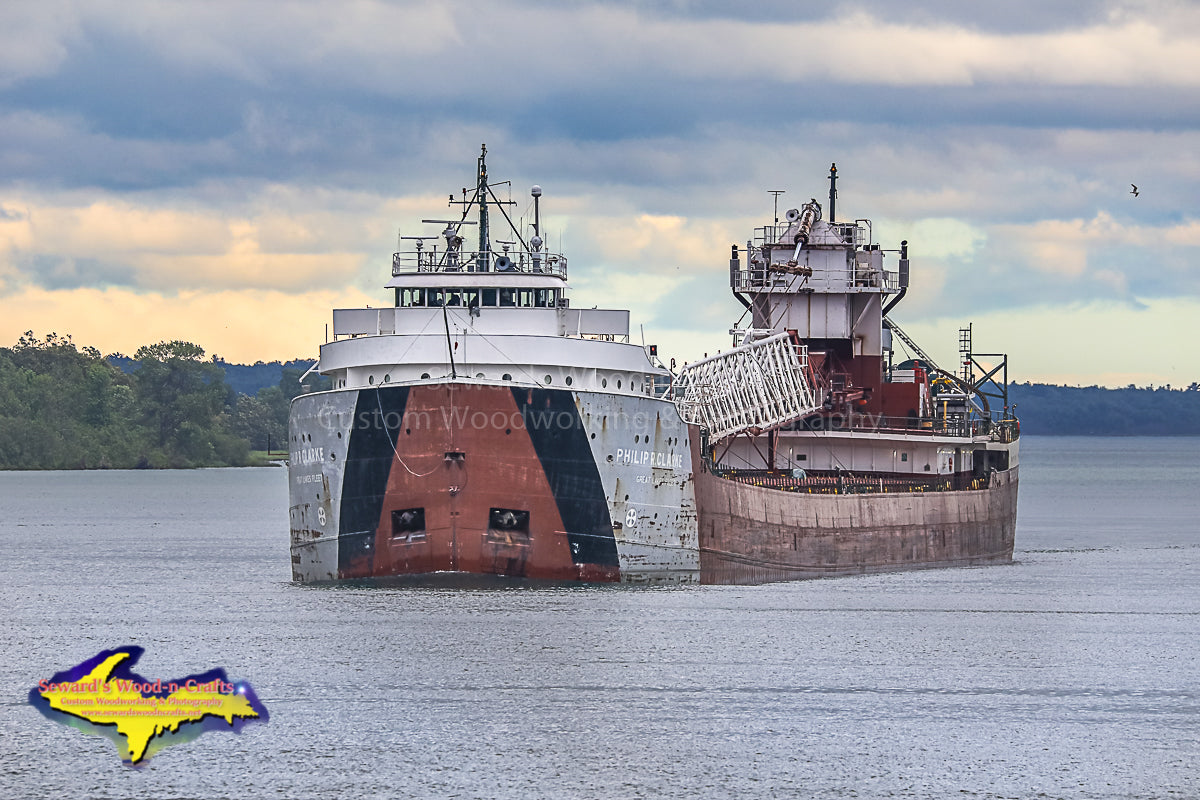 Ship Philip Clark-0844 ~ Great Lake Freighters – Seward's Wood-n-Crafts ...